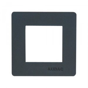 Audac CP45CF1/B - zwart afdekplaatje