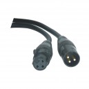 Accu cable AC-DMX3/0,5 0,5m DMX kabel