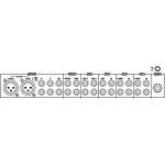 IMG Stage Line MPX-205/SW 5-Kanaals DJ mixer met 2 zones