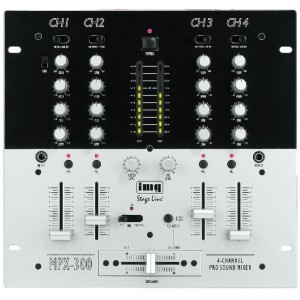 IMG Stage Line MPX-300/SW 4-Kanaals DJ mixer