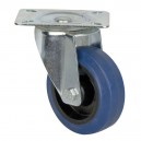 Blue wheel, 100mm zwenkwiel
