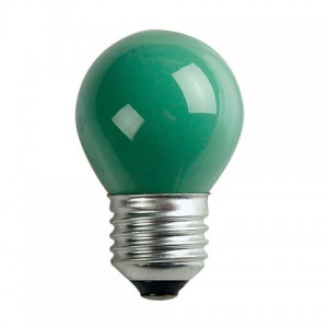 G45 Standaard lamp E27 15W groen