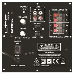 LTC Audio SW100SI Actieve bas luidsprekers 100w - zilver (3)