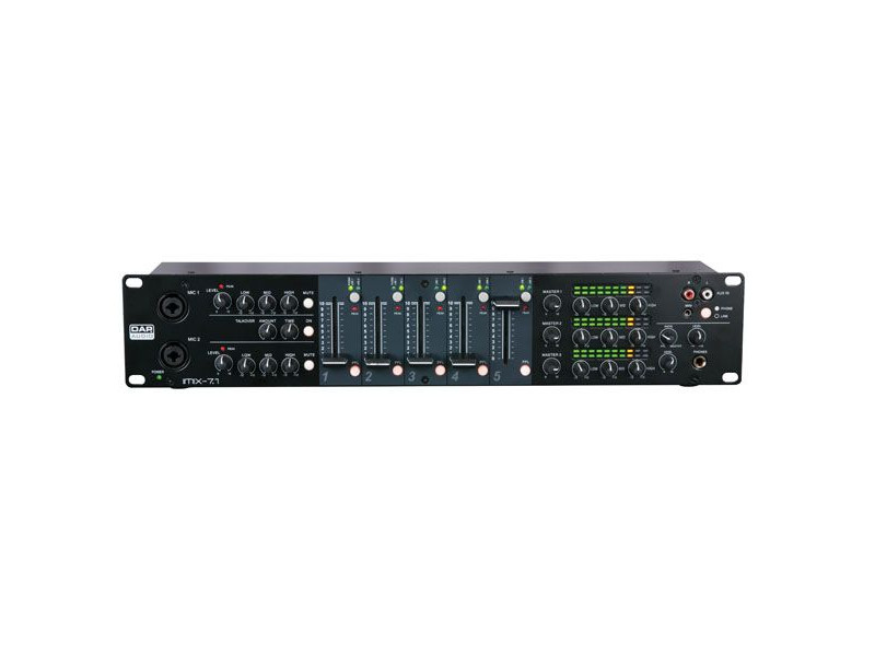 DAP Audio IMIX-7.1 7-kanaals rackmixer