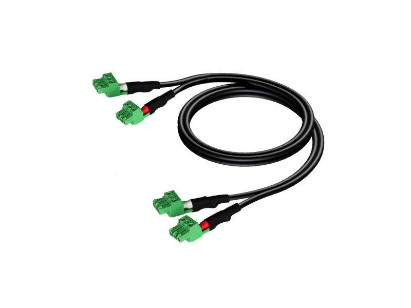 Procab CLA830/1.5 2x terminal - 2x terminal kabel