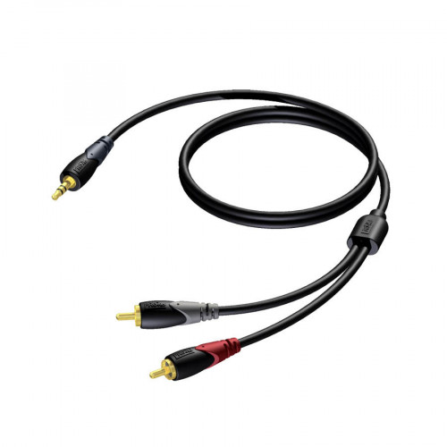Procab CLA711/1.5 3,5mm jack - 2x tulp kabel