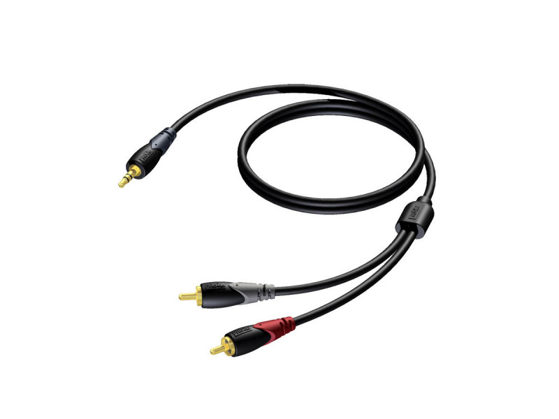 Procab CLA711/1.5 3,5mm jack - 2x tulp kabel